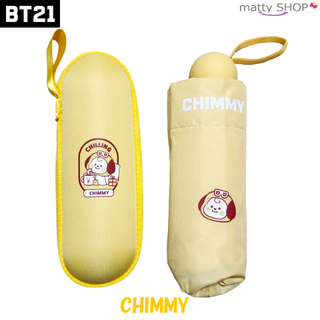 ビーティーイシビル(BT21)のBT21 ケース付き折りたたみ傘 CHIMMY(キャラクターグッズ)