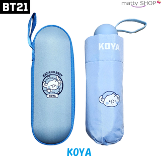 ビーティーイシビル(BT21)のBT21 ケース付き折りたたみ傘 KOYA(キャラクターグッズ)