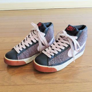 ナイキ(NIKE)の美品 NIKE BLAZER MID ナイキ ブレイザーミッド 25cm(スニーカー)