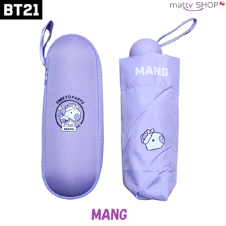 ビーティーイシビル(BT21)のBT21 ケース付き折りたたみ傘 MANG(キャラクターグッズ)