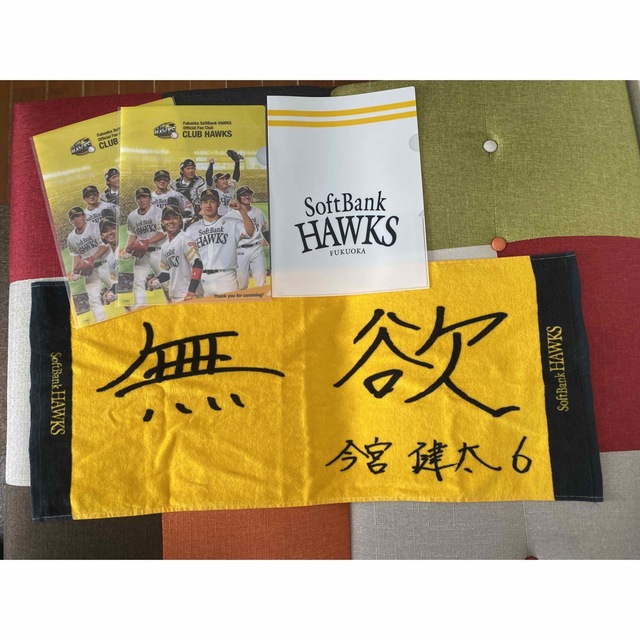 ✨SoftBank HAWKS✨シャツ(L)イエロー/野球応援グッズ