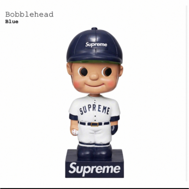 supreme Bobble head blue バブル ヘッド ブルー 青