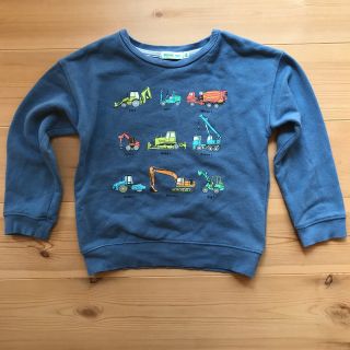 ビームス(BEAMS)のbeams トレーナー　紺色　働く車　120cm(Tシャツ/カットソー)