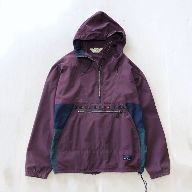 L.L.Bean(エルエルビーン)の[良品] 80's L.L.Bean アノラックパーカー チロリアンテープ メンズのジャケット/アウター(ナイロンジャケット)の商品写真