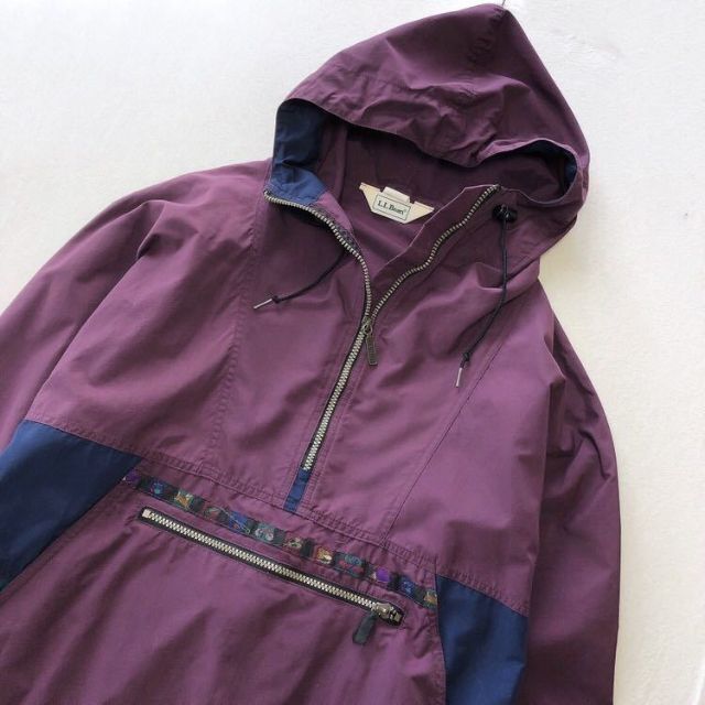 [良品] 80's L.L.Bean アノラックパーカー チロリアンテープ