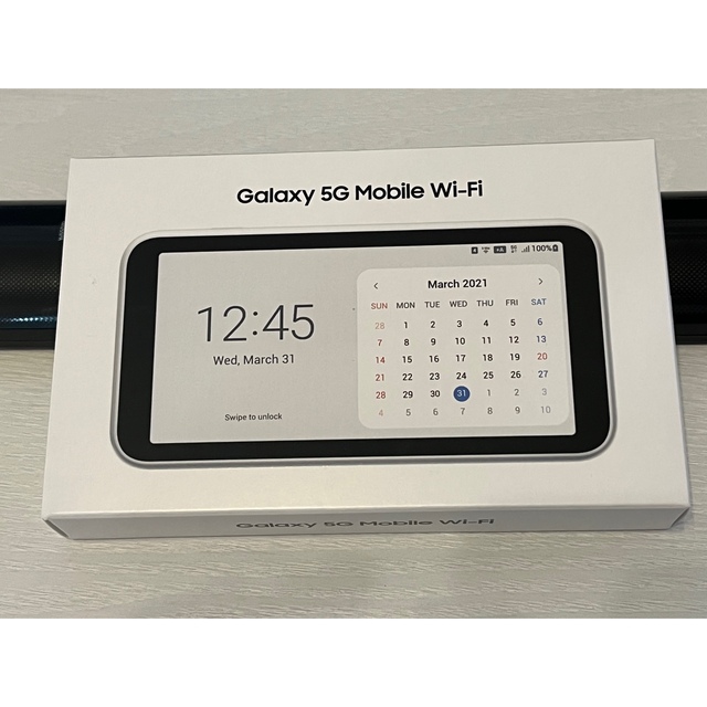 Galaxy 5G Mobile Wi-Fi SCR01 [ホワイト] 本体