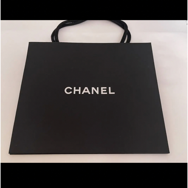 CHANEL ショップ袋 シャネル　ショッパー　黒　ブラック　新品　バッグ　紙袋