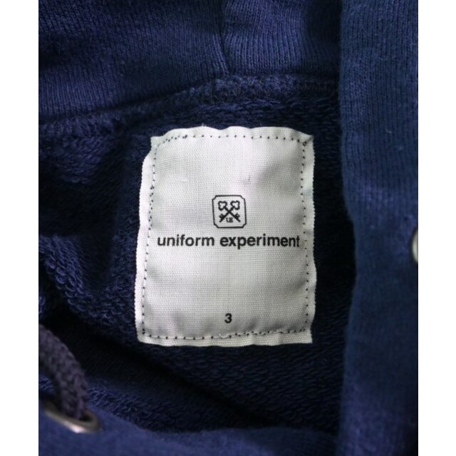 uniform experiment(ユニフォームエクスペリメント)のuniform experiment パーカー 3(L位) 紺 【古着】【中古】 メンズのトップス(パーカー)の商品写真