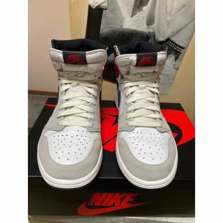 NIKE - 人気nike jordan1 ライトスモークグレー29.5cmの通販 by