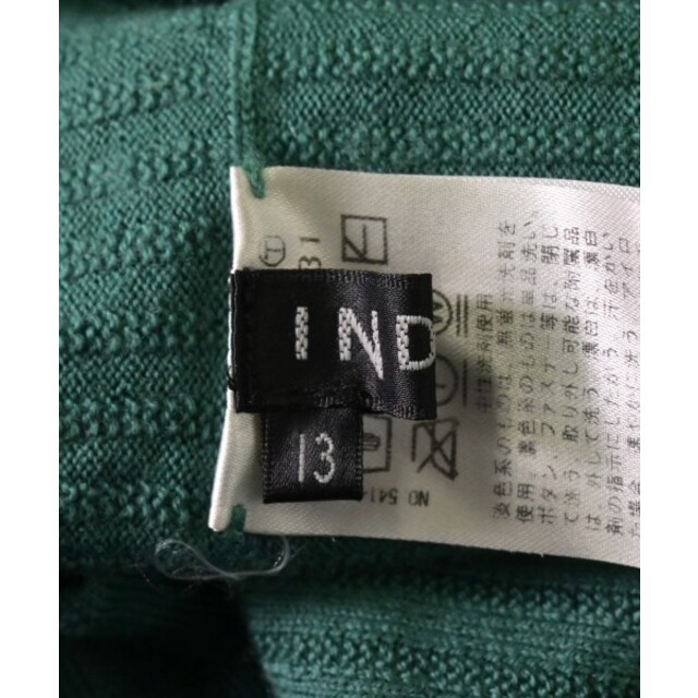 INDIVI(インディヴィ)のINDIVI インディヴィ ニット・セーター 13(XL位) 緑 【古着】【中古】 レディースのトップス(ニット/セーター)の商品写真