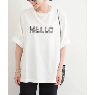 FRAMeWORK 度詰め天竺HELLO Tシャツ　(Tシャツ(半袖/袖なし))