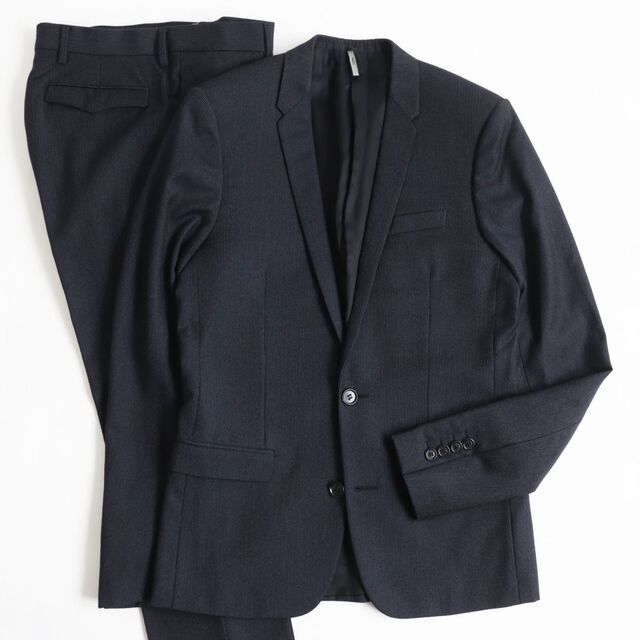 DIOR HOMME ディオールオム プレートジャケット NAVY サイズ44-