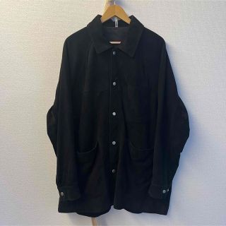 コモリ(COMOLI)のCCU WAKE. 別注 COVERALL SHIRTS JACKET レザー(レザージャケット)