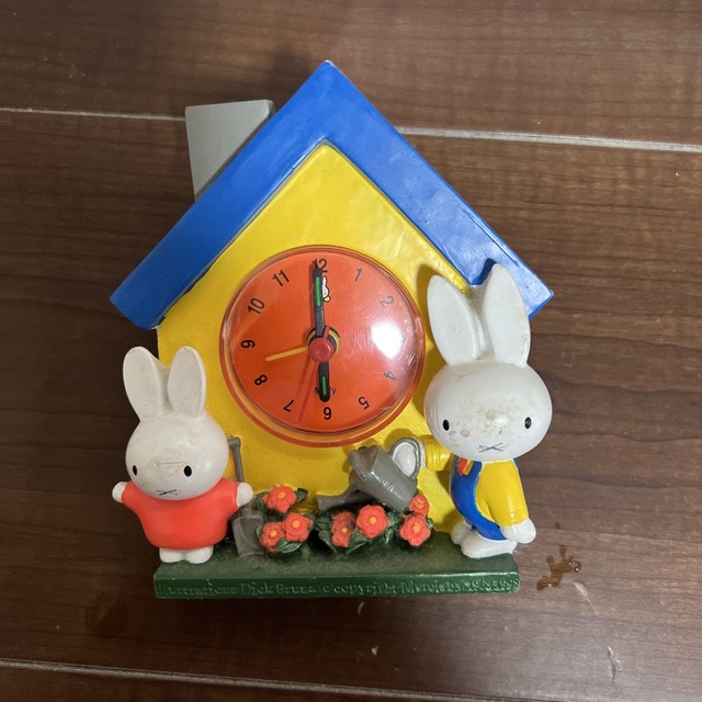 miffy(ミッフィー)のミッフィの置き時計　 インテリア/住まい/日用品のインテリア小物(置時計)の商品写真