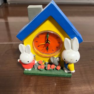 ミッフィー(miffy)のミッフィの置き時計　(置時計)