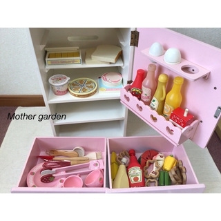 マザーハウス(MOTHERHOUSE)のMother garden 冷蔵庫　おままごとセット(知育玩具)