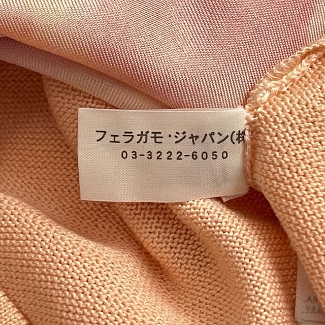Salvatore Ferragamo 半袖セーター  花柄 サーモンピンク 7