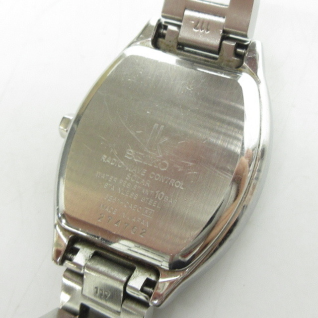 セイコー 3851-OAEO 腕時計 電波ソーラー ルキア ステンレス 稼働品