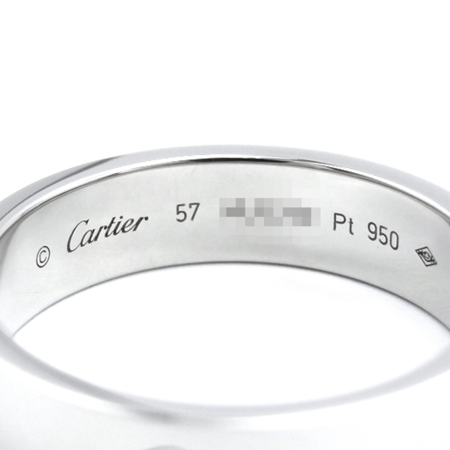 Cartier カルティエ リング プラチナ #57