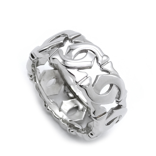 Cartier - カルティエ アントルラセ リング 750 K18ホワイトゴールド