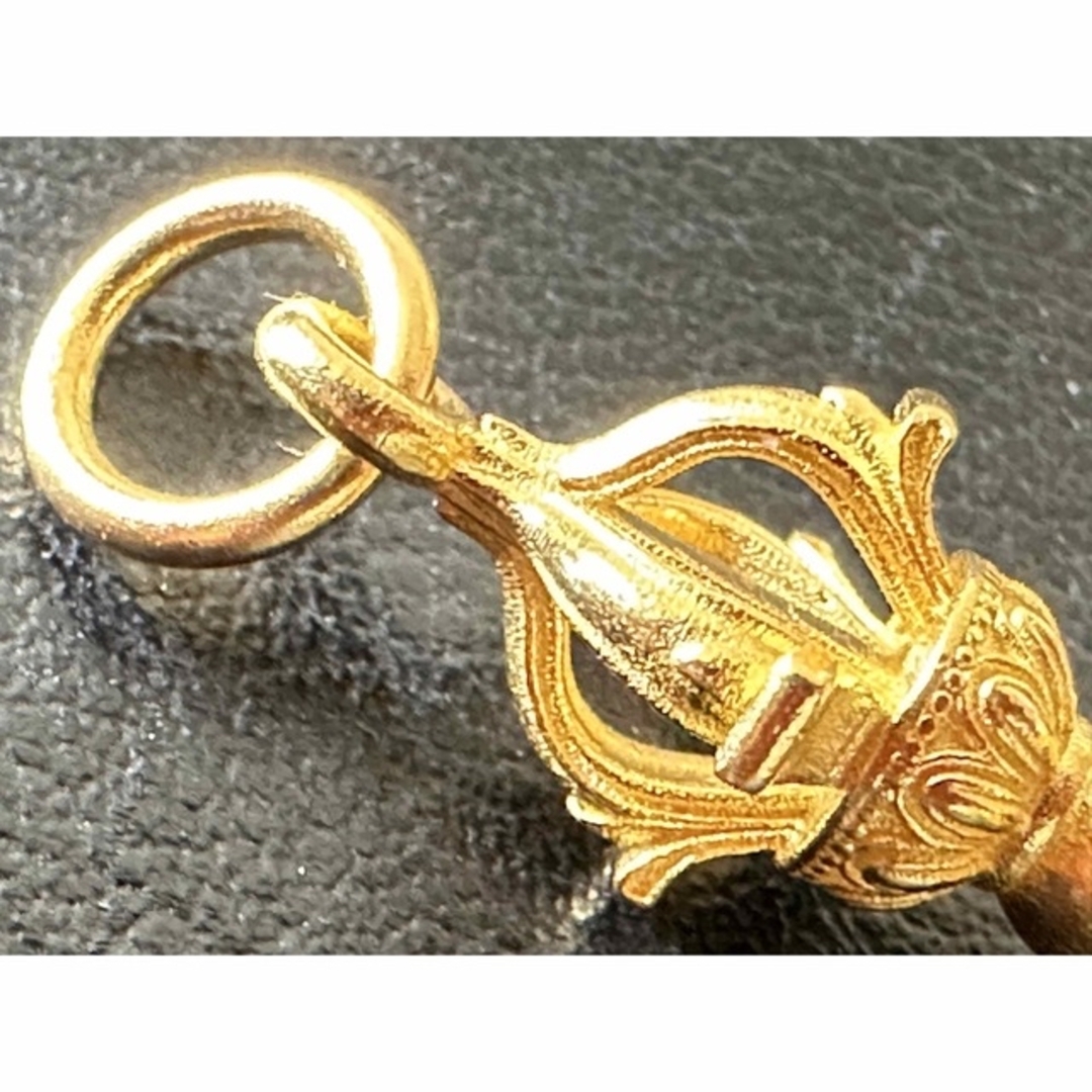 オーダー品 五鈷杵 金剛杵 純金 24金(K24刻印有り)ペンダント オーダー品 五鈷杵 金剛杵 純金 24金(K24刻印有り)ペンダント