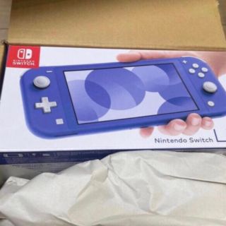 ニンテンドースイッチ(Nintendo Switch)の【新品・未使用】ニンテンドースイッチライト ブルー(携帯用ゲーム機本体)