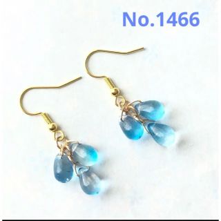 No.2465◇ジルコニア※チェコガラス雫※淡水パール※ピアス※イヤリング-