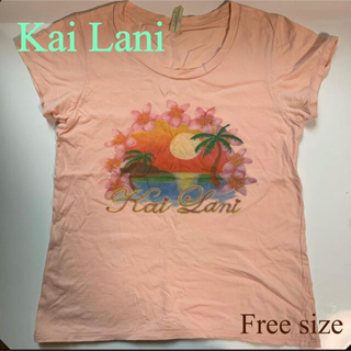 カイラニ(Kai Lani)のKai Lani カイラニ Tシャツ 半袖 カットソー ピンク 夏服 海(Tシャツ(半袖/袖なし))
