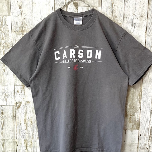 【PORT&COMPANY】ポートアンドカンパニー tシャツ L グレー メンズのトップス(Tシャツ/カットソー(半袖/袖なし))の商品写真
