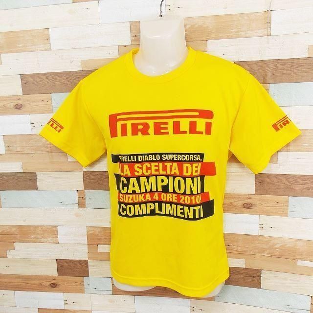 【glimmer】 美品 PIRELLI グリマー イエロー半袖Tシャツ M メンズのトップス(Tシャツ/カットソー(半袖/袖なし))の商品写真