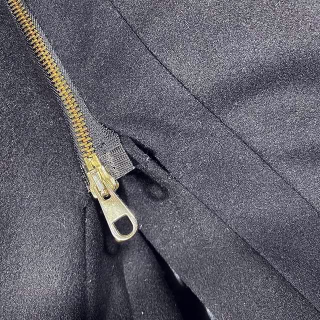 ヒューゴボス HUGO BOSS ノーカラーコート ウール カシミヤ ブレンド