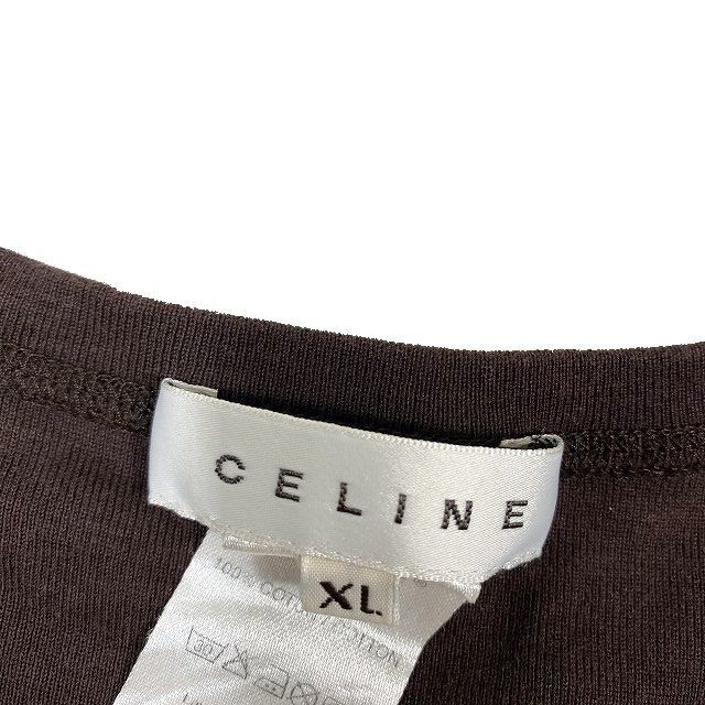 セリーヌ CELINE トリオンフロゴ マルチカラープリント Tシャツ 雑誌で