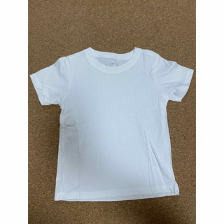 ムジルシリョウヒン(MUJI (無印良品))の無印良品　白Ｔシャツ　110(Tシャツ/カットソー)