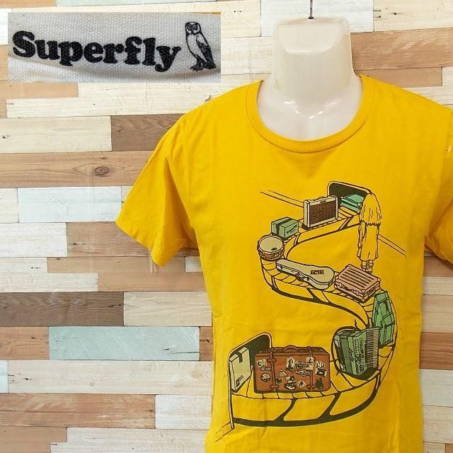 【Superfly】 美品 スーパーフライ バンドT 半袖Tシャツ イエロー M メンズのトップス(Tシャツ/カットソー(半袖/袖なし))の商品写真