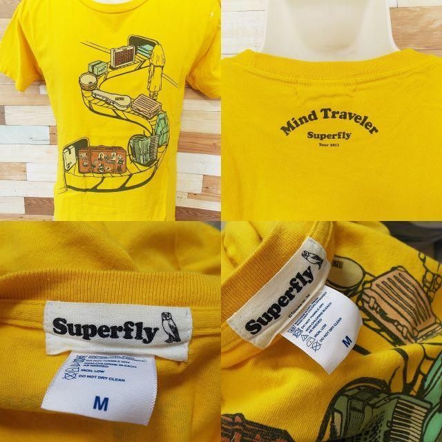 【Superfly】 美品 スーパーフライ バンドT 半袖Tシャツ イエロー M メンズのトップス(Tシャツ/カットソー(半袖/袖なし))の商品写真