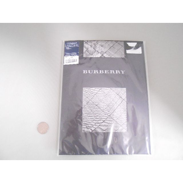 【BURBERRY】ストッキングL~LL 中古　ブラック　未使用 レディースのレッグウェア(タイツ/ストッキング)の商品写真