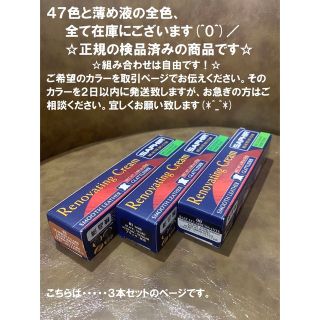 サフィール(Saphir)の新品　サフィール　レノベイティングカラー　3本　全色置いています(その他)