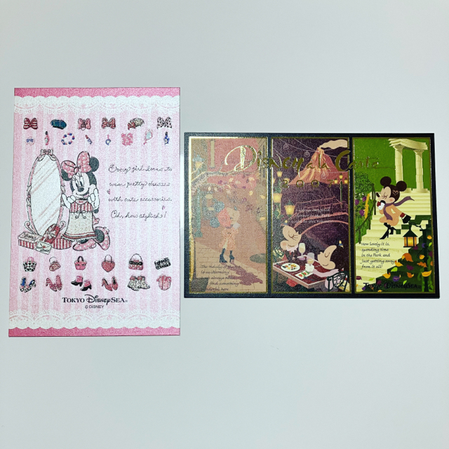 Disney(ディズニー)のディズニー ポストカード 2枚 エンタメ/ホビーのおもちゃ/ぬいぐるみ(キャラクターグッズ)の商品写真
