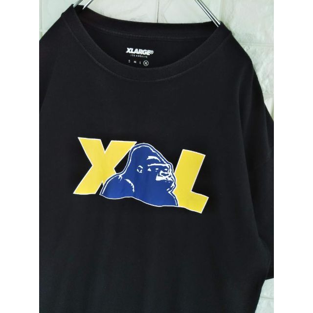 XLARGE(エクストララージ)のX-LARGE エクストララージ デカロゴ Ｔシャツ ブラック ＸＬ　3107 メンズのトップス(Tシャツ/カットソー(半袖/袖なし))の商品写真