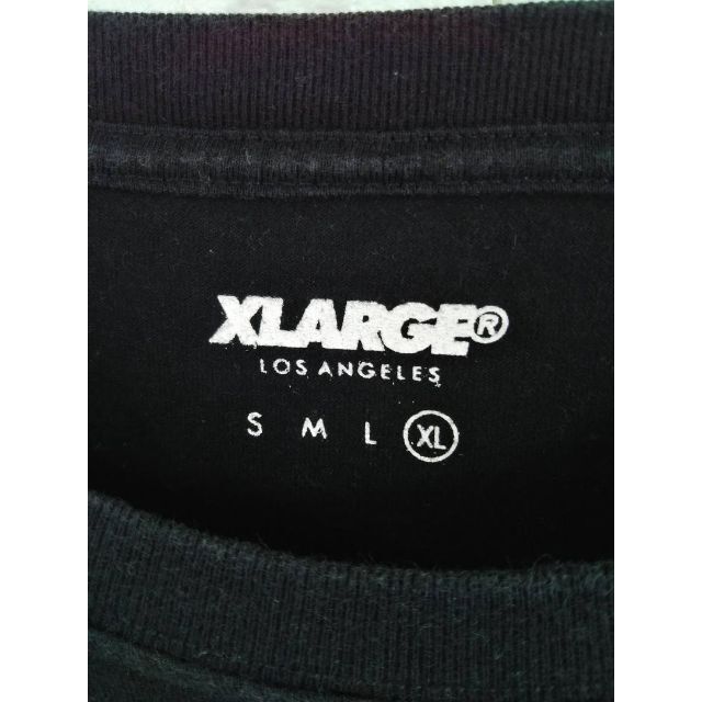 XLARGE(エクストララージ)のX-LARGE エクストララージ デカロゴ Ｔシャツ ブラック ＸＬ　3107 メンズのトップス(Tシャツ/カットソー(半袖/袖なし))の商品写真