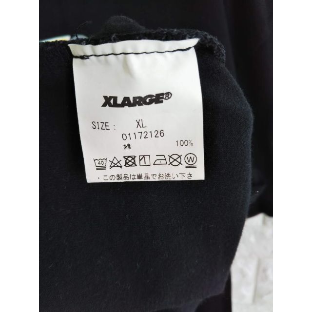 XLARGE(エクストララージ)のX-LARGE エクストララージ デカロゴ Ｔシャツ ブラック ＸＬ　3107 メンズのトップス(Tシャツ/カットソー(半袖/袖なし))の商品写真