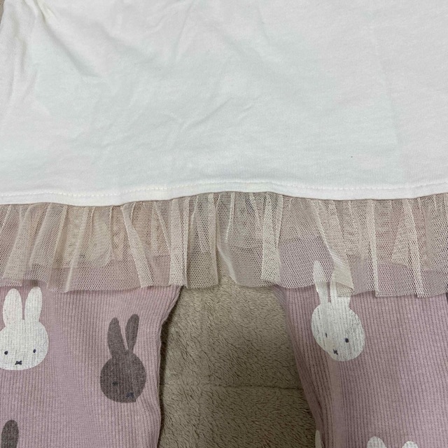 miffy(ミッフィー)のバースデイmiffy長袖Tシャツ キッズ/ベビー/マタニティのキッズ服女の子用(90cm~)(Tシャツ/カットソー)の商品写真