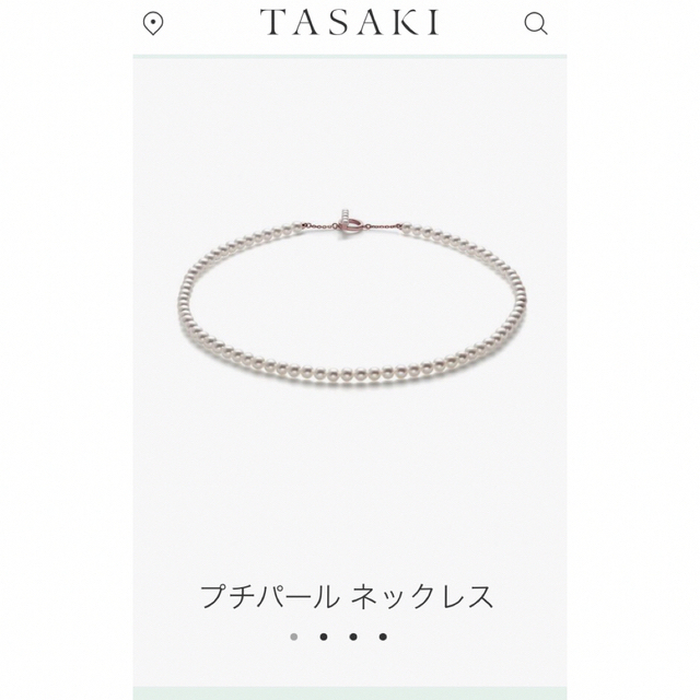 タサキバランスプチパールネックレスデインジャーリングピアス 超可爱