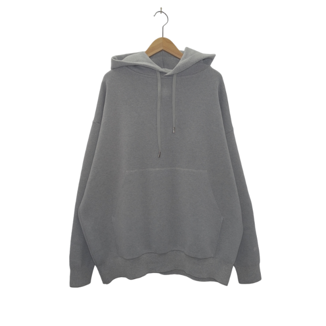 DENHAM 22aw PRM KNIT HOODY GRAY SIZE-XL