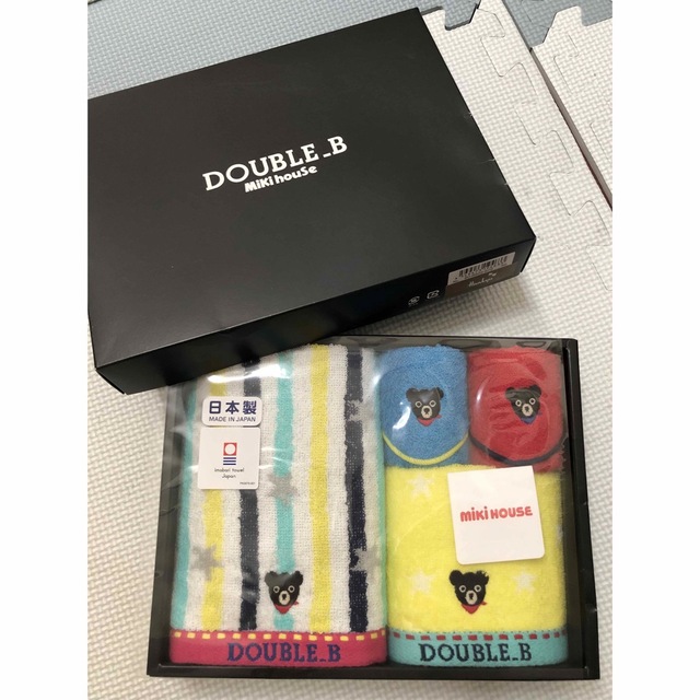 DOUBLE.B(ダブルビー)のDOUBLE.B  Miki house タオルセット キッズ/ベビー/マタニティのキッズ/ベビー/マタニティ その他(その他)の商品写真