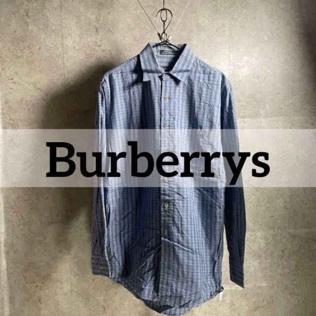 BURBERRY - USA製 90年代 古着 BURBERRY 長袖シャツ グレンチェック