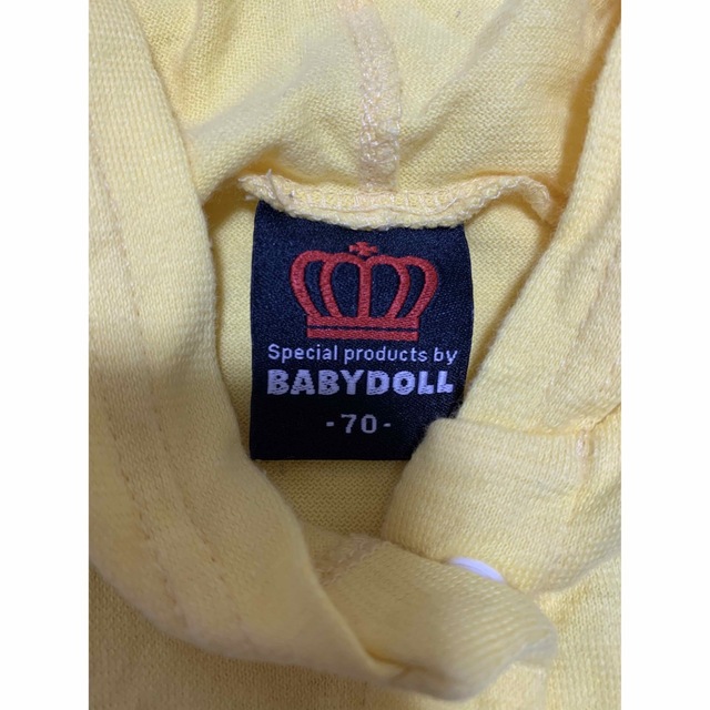 BABYDOLL(ベビードール)のベビードール　ロンパース　70 キッズ/ベビー/マタニティのベビー服(~85cm)(ロンパース)の商品写真