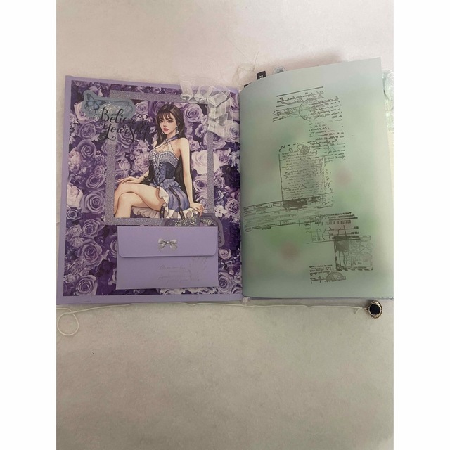 おすそ分けファイル【紫】 ハンドメイドの文具/ステーショナリー(その他)の商品写真