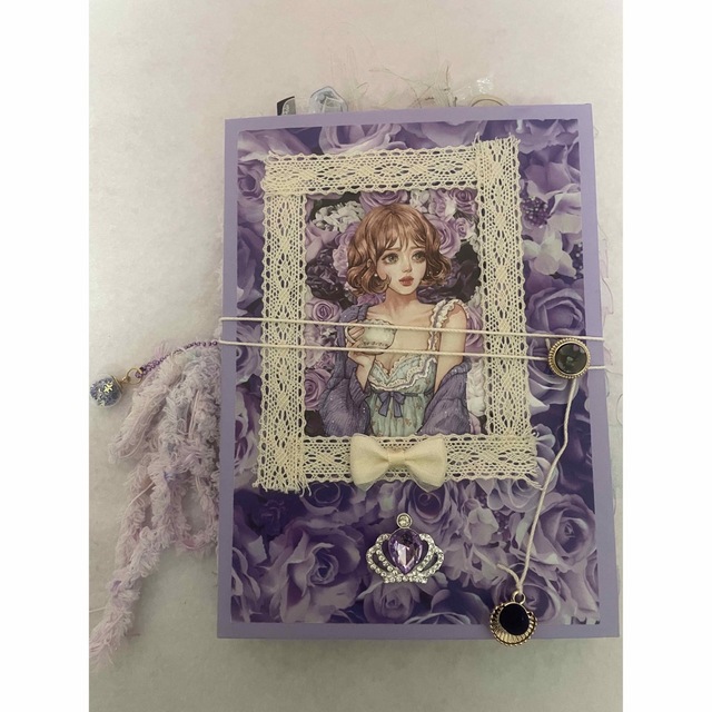 おすそ分けファイル【紫】 ハンドメイドの文具/ステーショナリー(その他)の商品写真