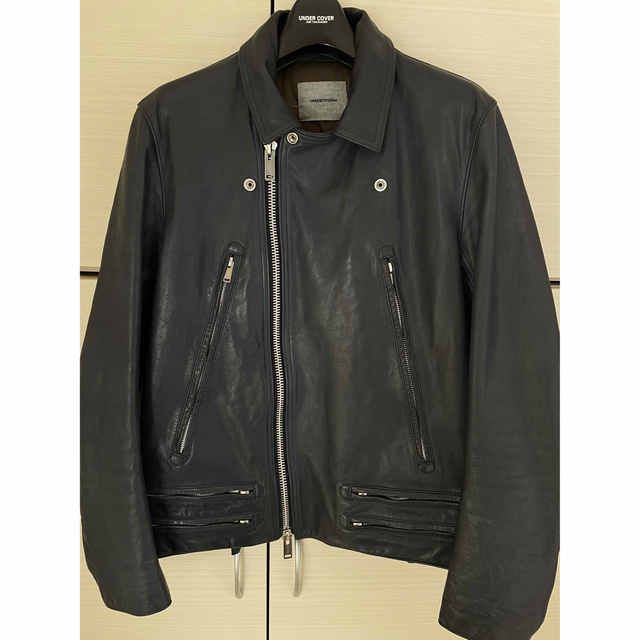 undercoverism 13AW leather riders jacket - ジャケット/アウター